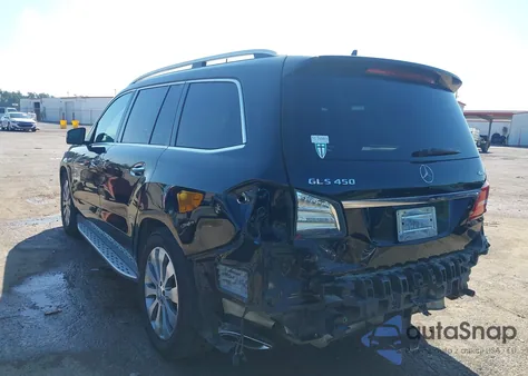 2017 Mercedes-Benz Gls 450 4Matic z USA, uszkodzony, nr VIN 4JGDF6EE5HA832894